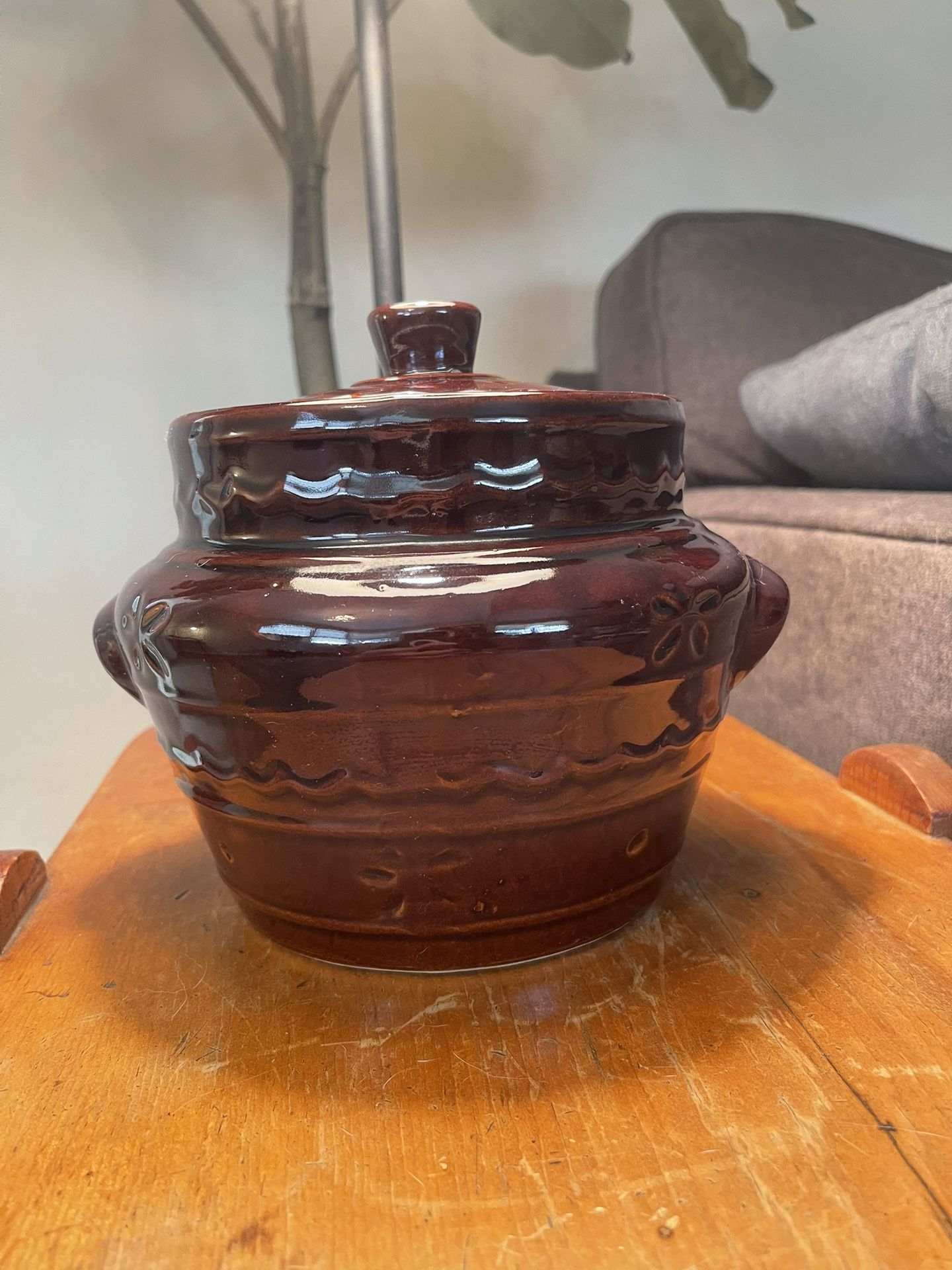 Vintage Marcrest Brown Glazed