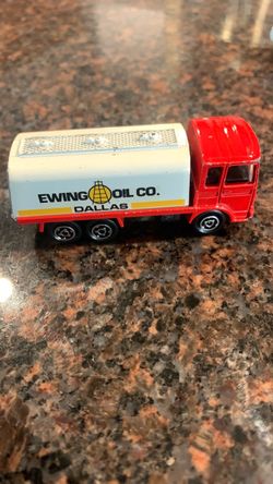 1981 Dalls Tv show die cast EWING OIL TANKER IN GOOD CONDITION
