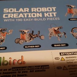 Kids Solar Powered Robot Creator Kit $10