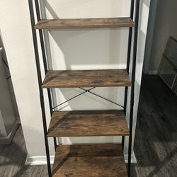4-Shelf Ladder Bookcase