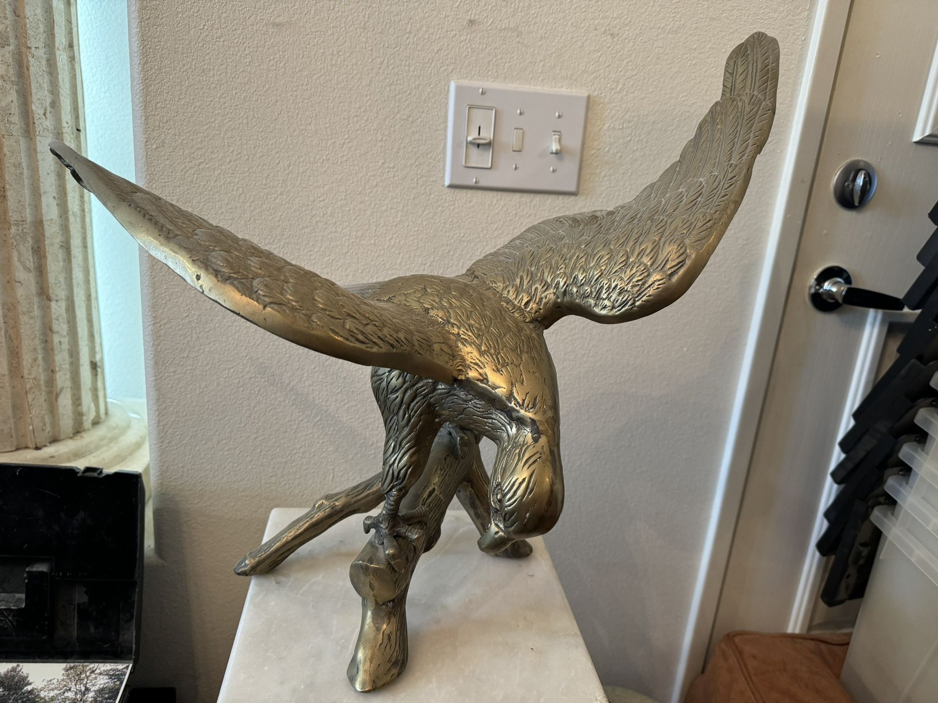Solid Brass Eagle 24”