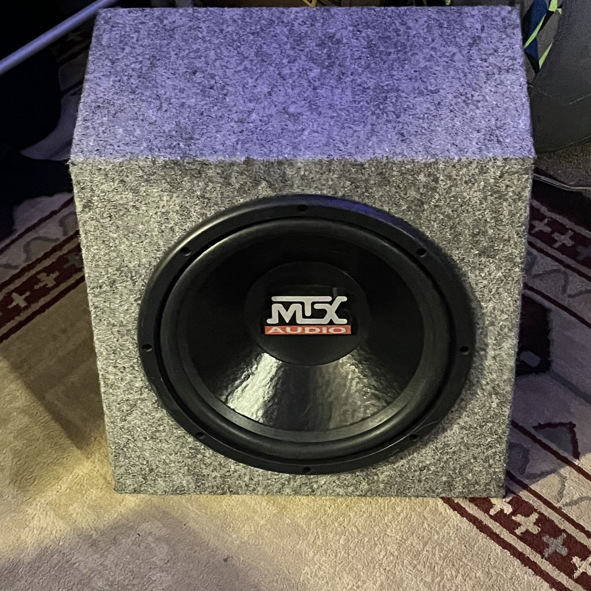 1 - 12” MTX Subwoofer In a Sealed Enclosure