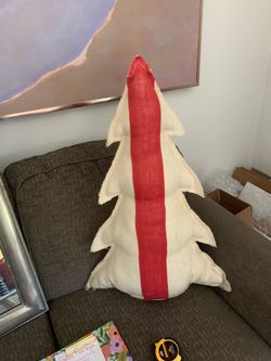 Christmas tree pillow