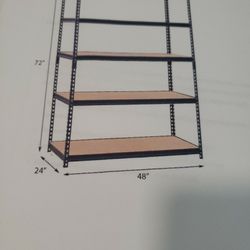 Garage Storage Shelving / 5-tier Heavy DUTY steel 