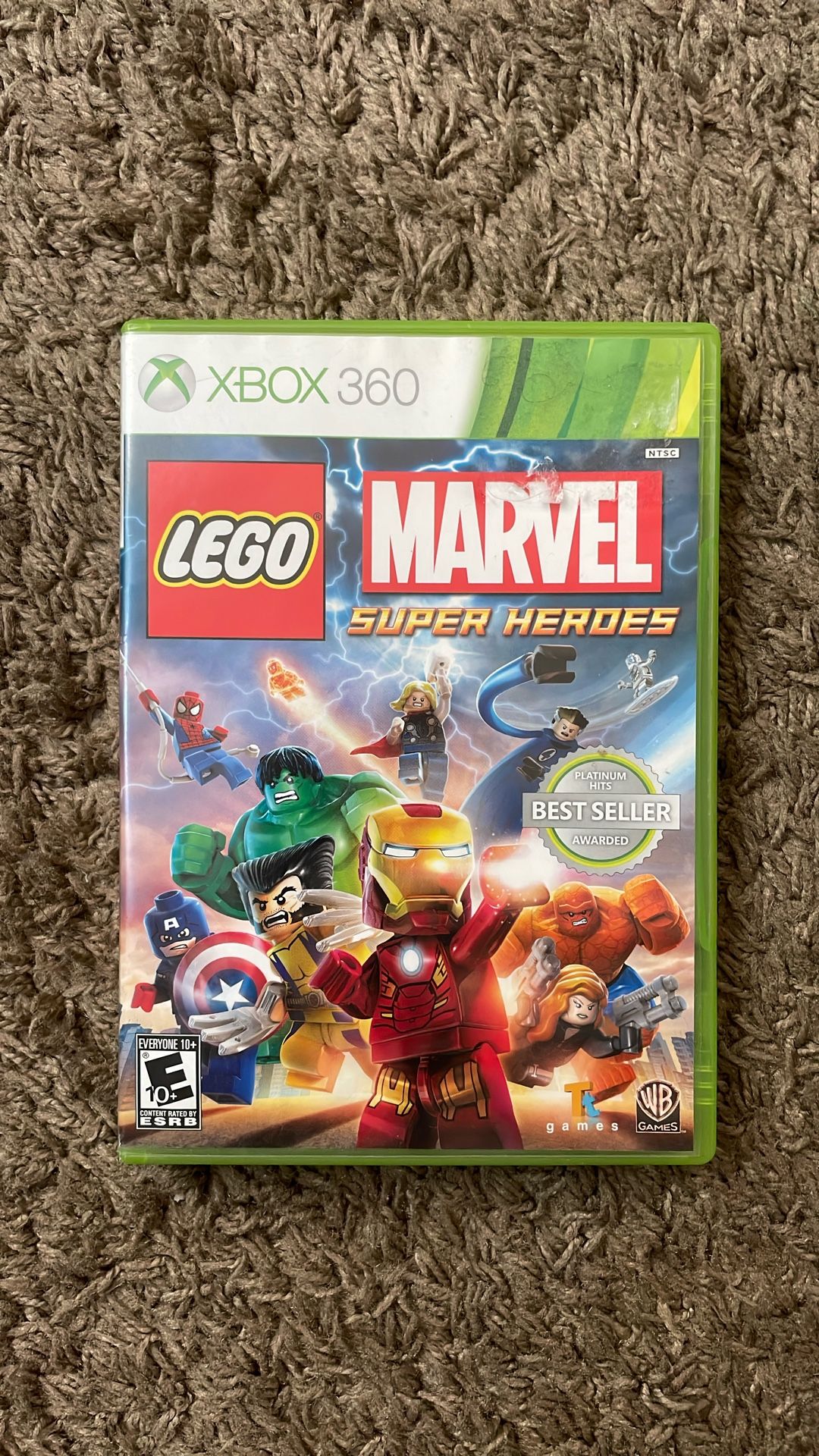 Lego Marvel Super Heroes Xbox 360 Game Disc