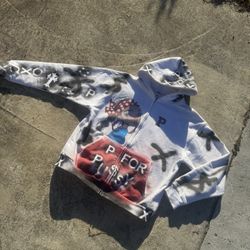 Custom Zip-up Graphics And Rhinestones 