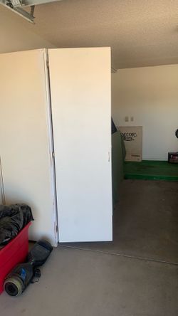 Large wooden GARAGE cabinet great for garage!