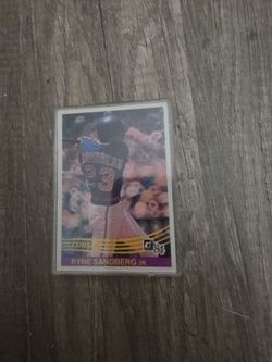 Ryan Sandberg Baseball card
