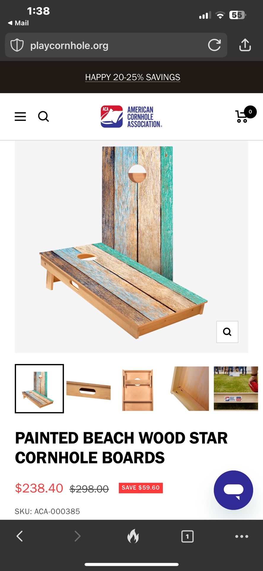 American Corn Hole Association Boards