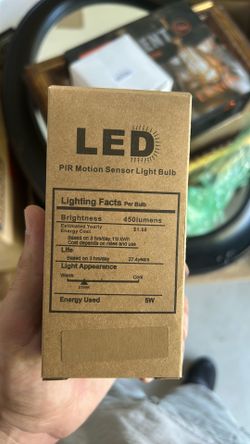 Motion Sensor LED Bulb Set Of 2
