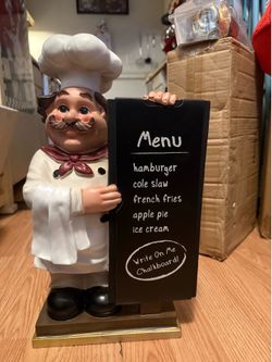 Chef man,Red white & black