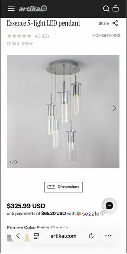 Chandelier table light