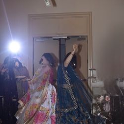 XL Lehenga Pink and Gold Floral Dress