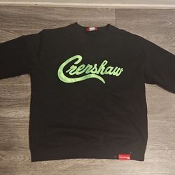 THE MARATHON EXCLUSIVE Crenshaw Graphic Print Black Green Pullover Sweatshirt Men’s Medium