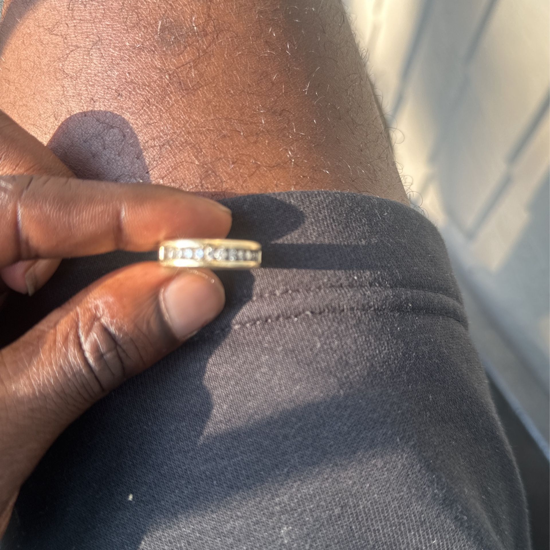 14k Gold and Diamond band