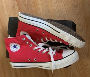 BRAND NEW CONVERSE Raspberry Hightops Never Worn with Original Box