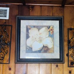 Cuadro Y Par De Candeleros Home Interiors 