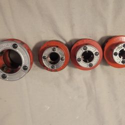 RIDGID Pipe Threader Die Set Of 4