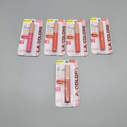 L.A. Colors Lip Gloss Glossy Vitamin E Lot Of 5