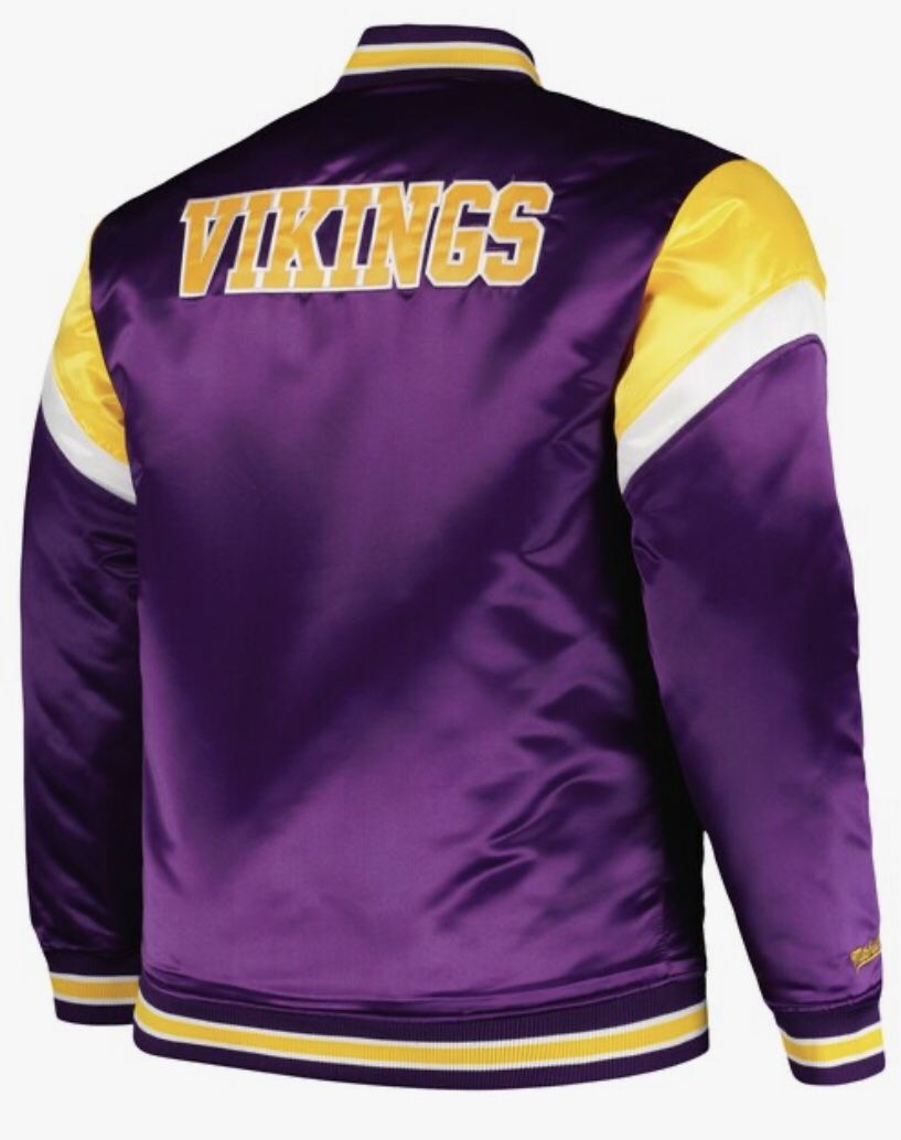 Minnesota Vikings NFL Throwback Jacket 4XLT