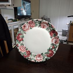 Block Spal Rose Garden 10.5" Dinner Plate (1) Made In Portugal