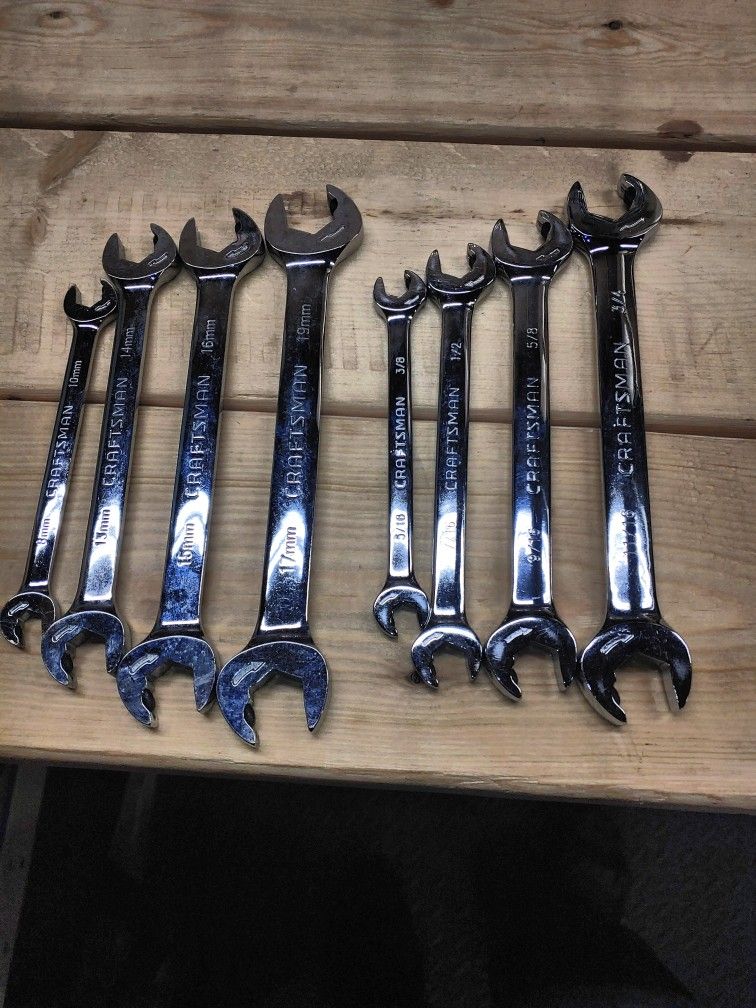 Rare Craftsman ratcheting open-ended wrenches