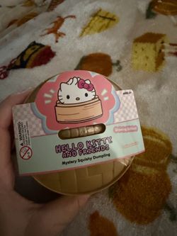 Hello kitty dumpling glow in the dark