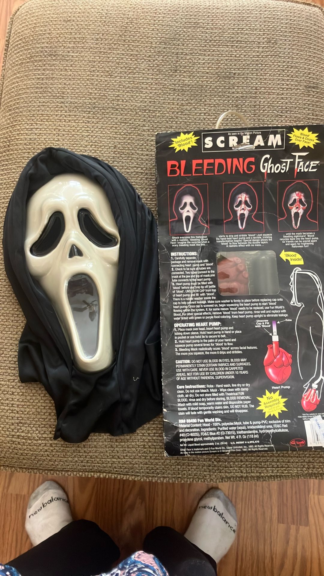 Bleeding Ghost Face