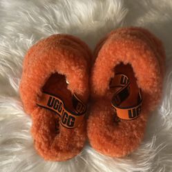 Ugh Slipper, Orange, Size 10