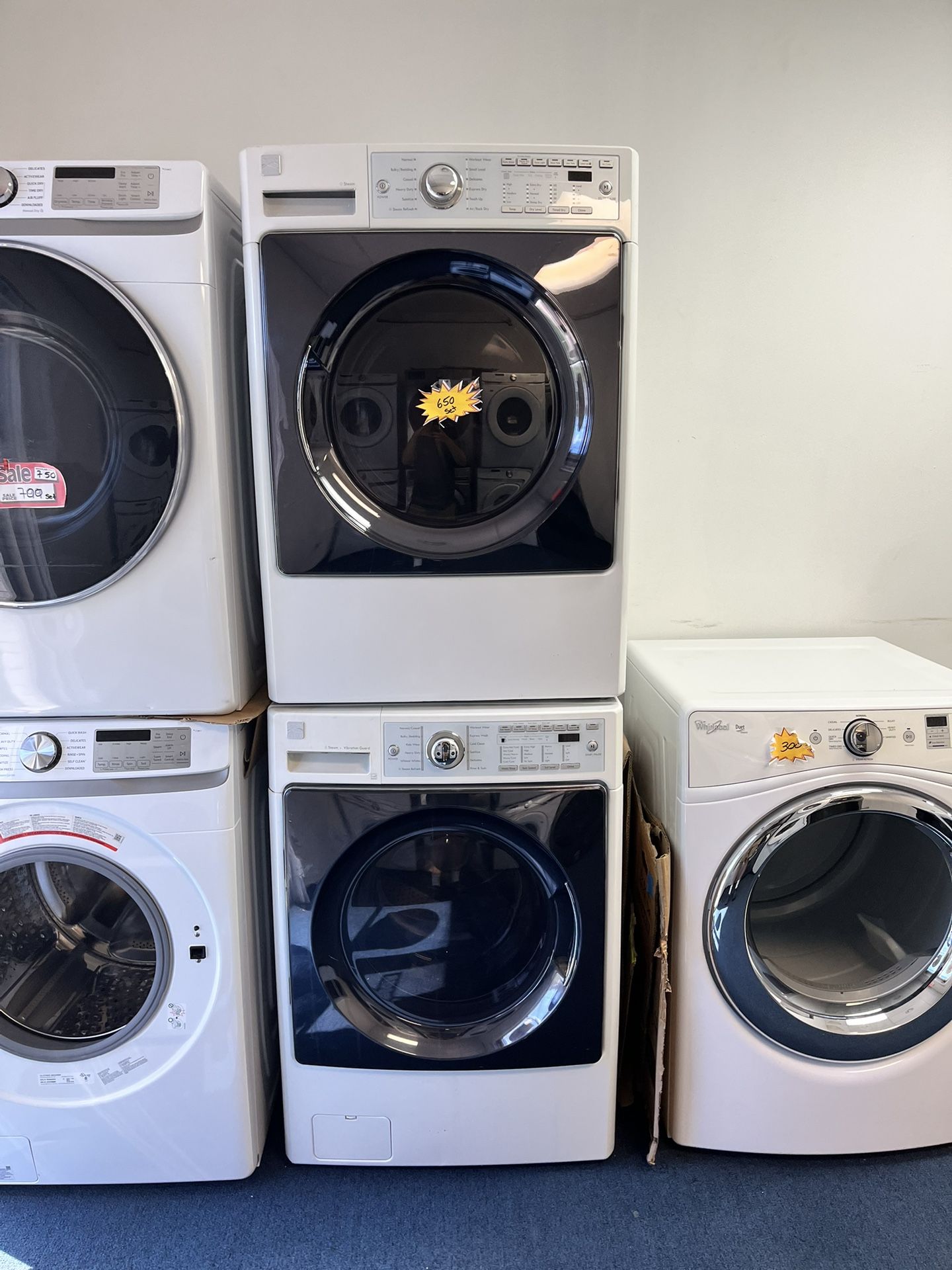 Kenmore Elite Electric Front Load Washer & Dryer Set