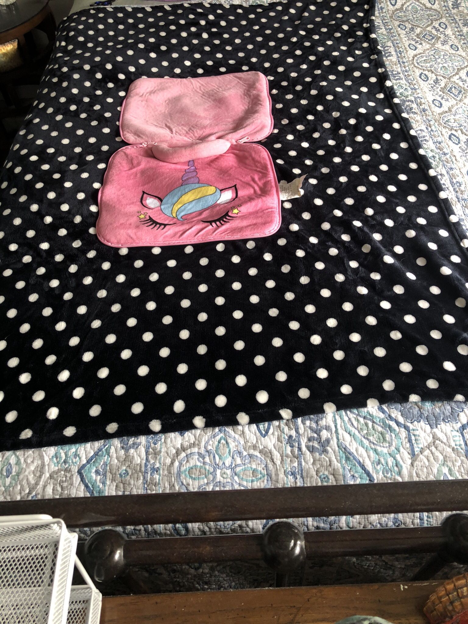 Traveling Hideaway Blanket For Little Girls