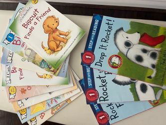 Biscuit and Rocket book lot
