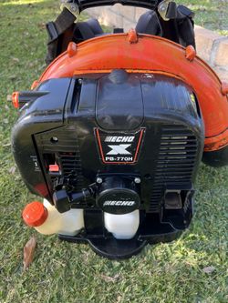 ECHO PB-770H Leaf Blower Backpack Hip Mount Throttle 63.3cc Engine In Perfect Condition