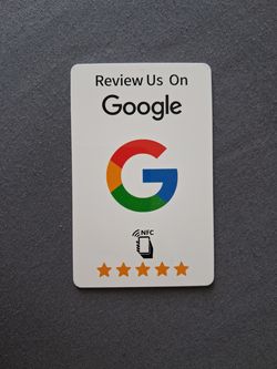 Easy 5 Star Review for Your Business | Google NFC Card