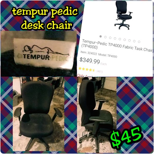 Updated Tempur Pedic Office Chair For Sale In Tulsa Ok Offerup