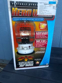 Brand New Kero-World Portable Kerosene Heater (Model KC1208) - 11,000 BTU