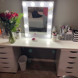 Make A Vanity, White Sturdy