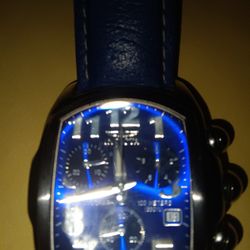 INVICTIA  NEW WATCH  BLUE AND SILVER 