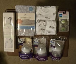 Brand New Baby essentials 9 pieces set, ideal for baby shower gift 