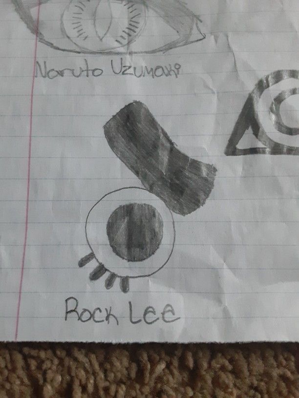 Naruto Eye Drawings