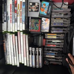 Lot Of  Video Games And 4 Untested Consoles 