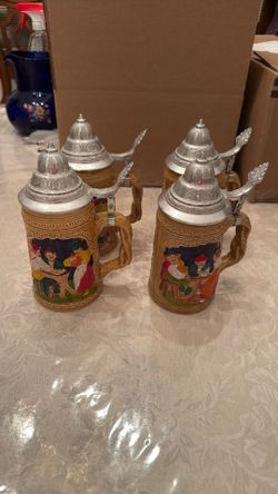 Vintage German Beer Mugs