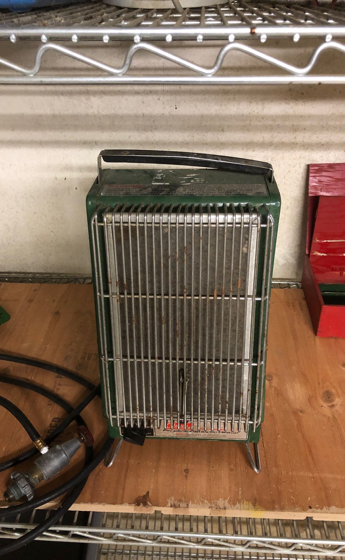 Vintage Coleman propane heater