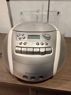 CD and Cassette Player Boombox