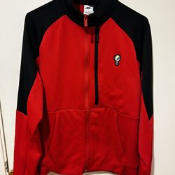 Mens Nike Basketball Jacket Full Zip Peace Love size M