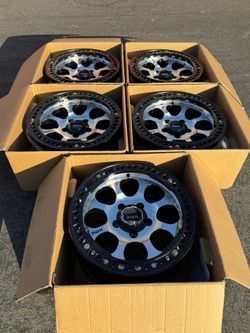 KMC KM237 RIOT Beadlock 5x5 17" Wheels