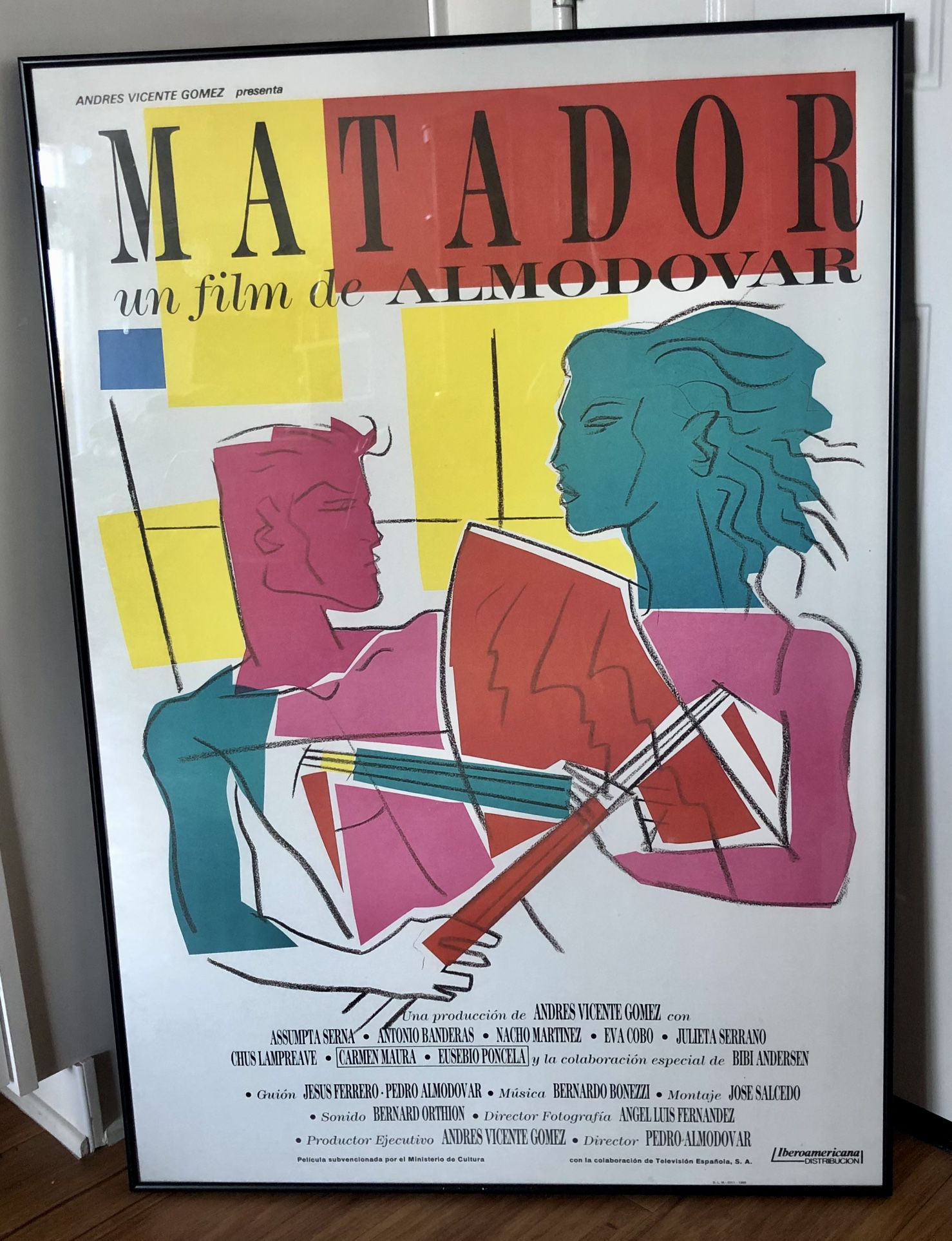 Pedro ALMODÓVAR’s MATADOR Original, Movie Poster