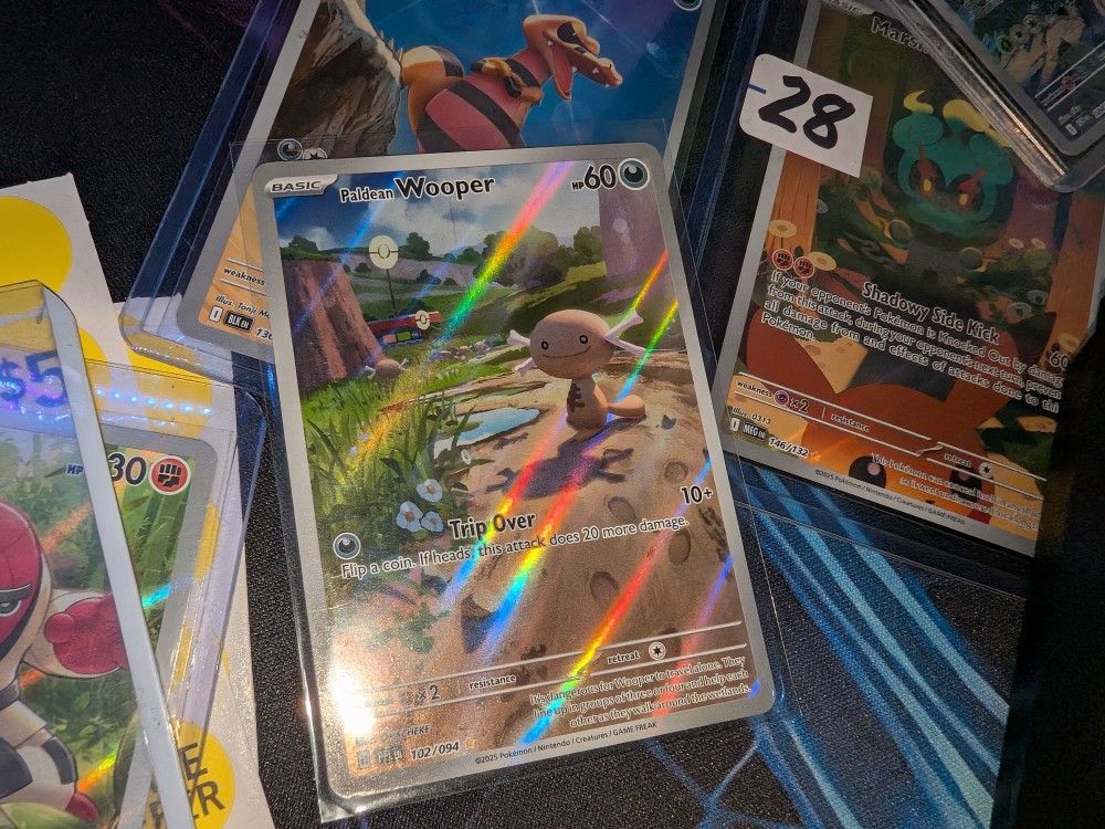 Paldean Wooper 102/094 Phantasmal Flames pokemon