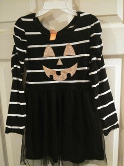 Girls Halloween sparkle tutu dress 6