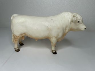 Vintage Breyer #360 Charolais Bull - Traditional Series 1:9 Scale - Chris Hess Mold